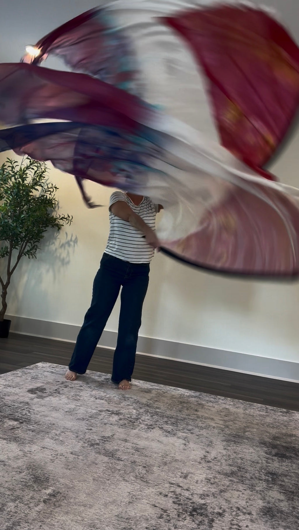First Love | Two-Layer Silk Worship Flags | 55" x 90"