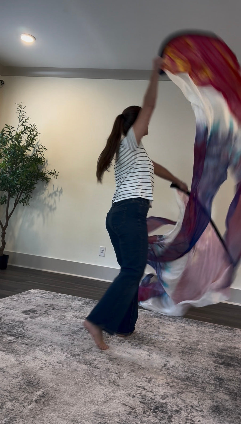 First Love | Two-Layer Silk Worship Flags | 55" x 90"