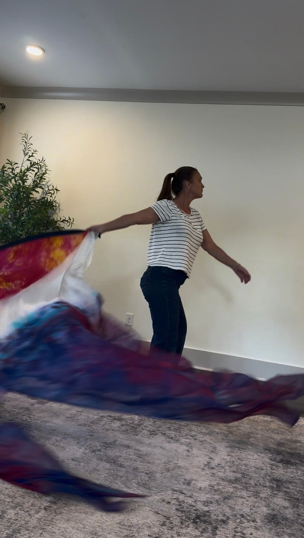 First Love | Two-Layer Silk Worship Flags | 55" x 90"