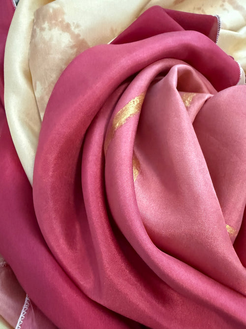 Alabaster Box Silk Worship Flags | Hand-Dyed Double Layer Worship Dance Flags