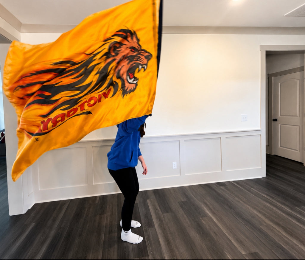 Victory Worship Flags | Hand-Painted | Made to Order