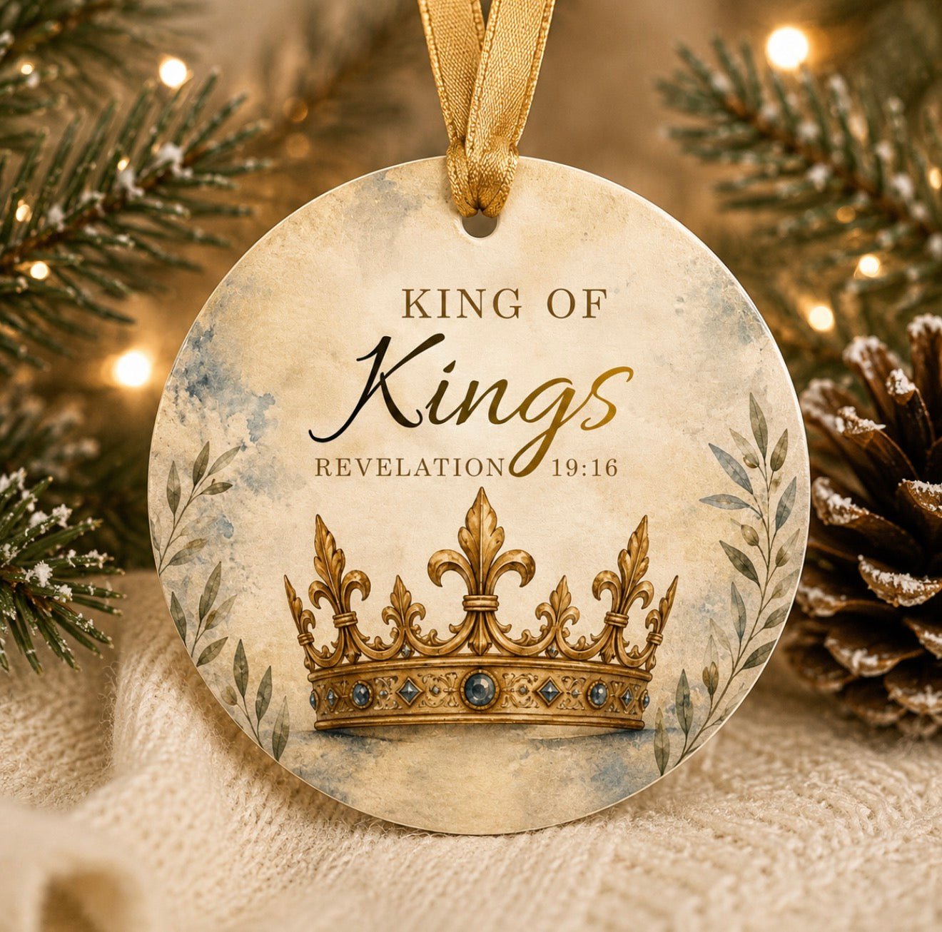 Names of Jesus Christmas Ornament Collection