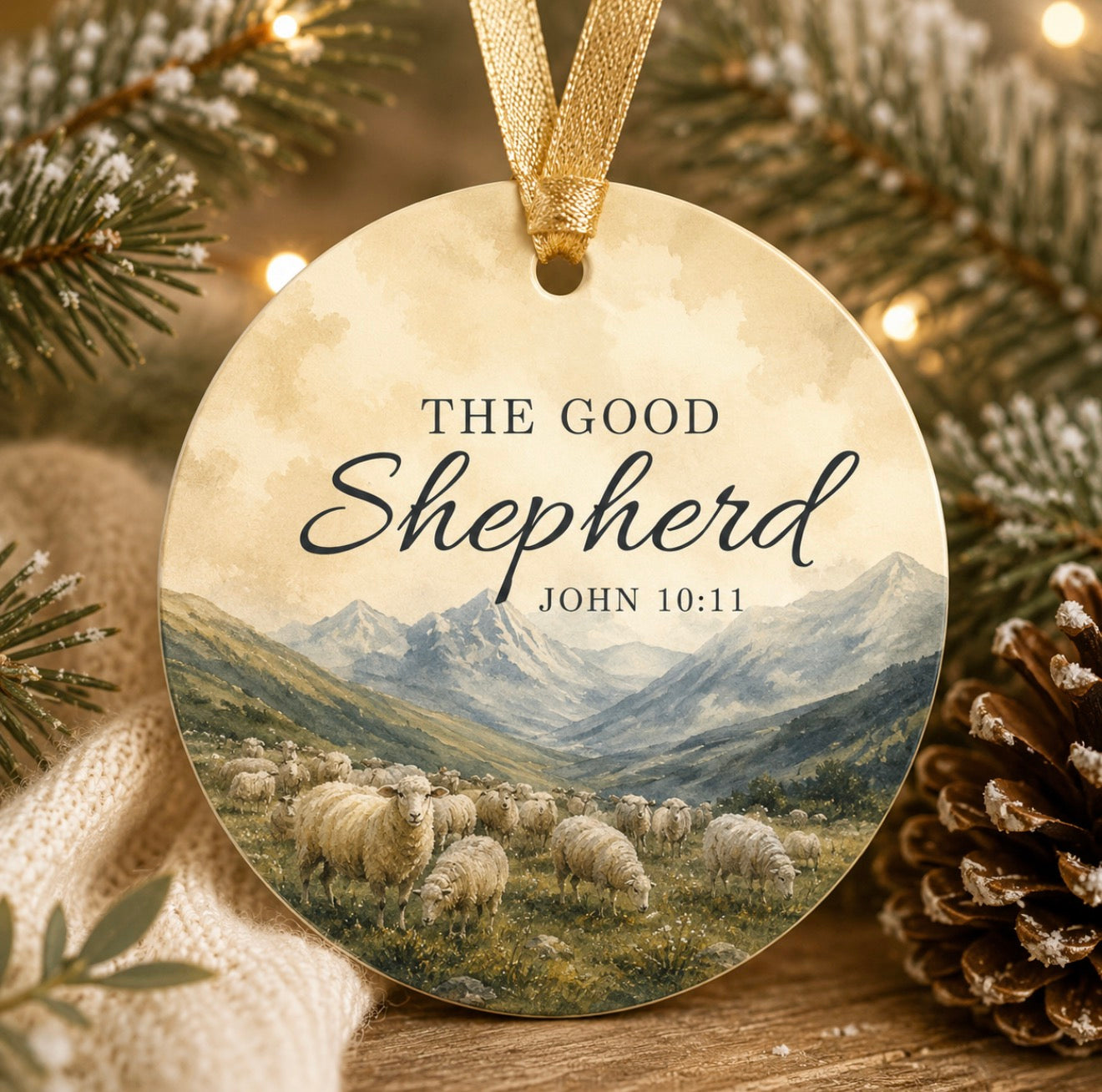 Names of Jesus Christmas Ornament Collection