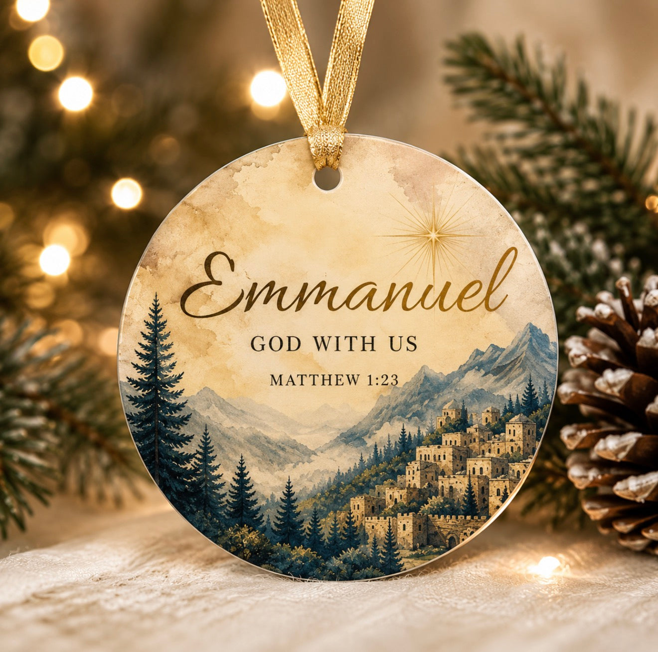 Names of Jesus Christmas Ornament Collection