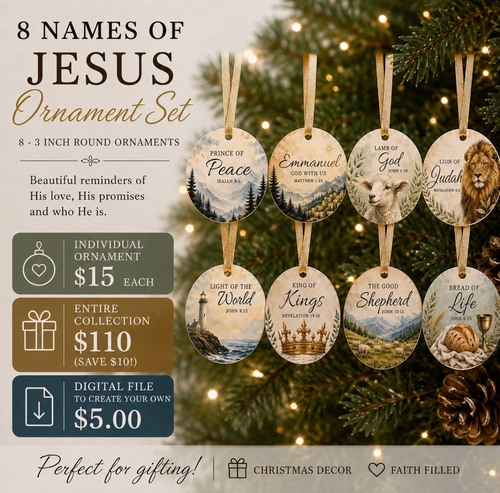 Names of Jesus Christmas Ornament Collection