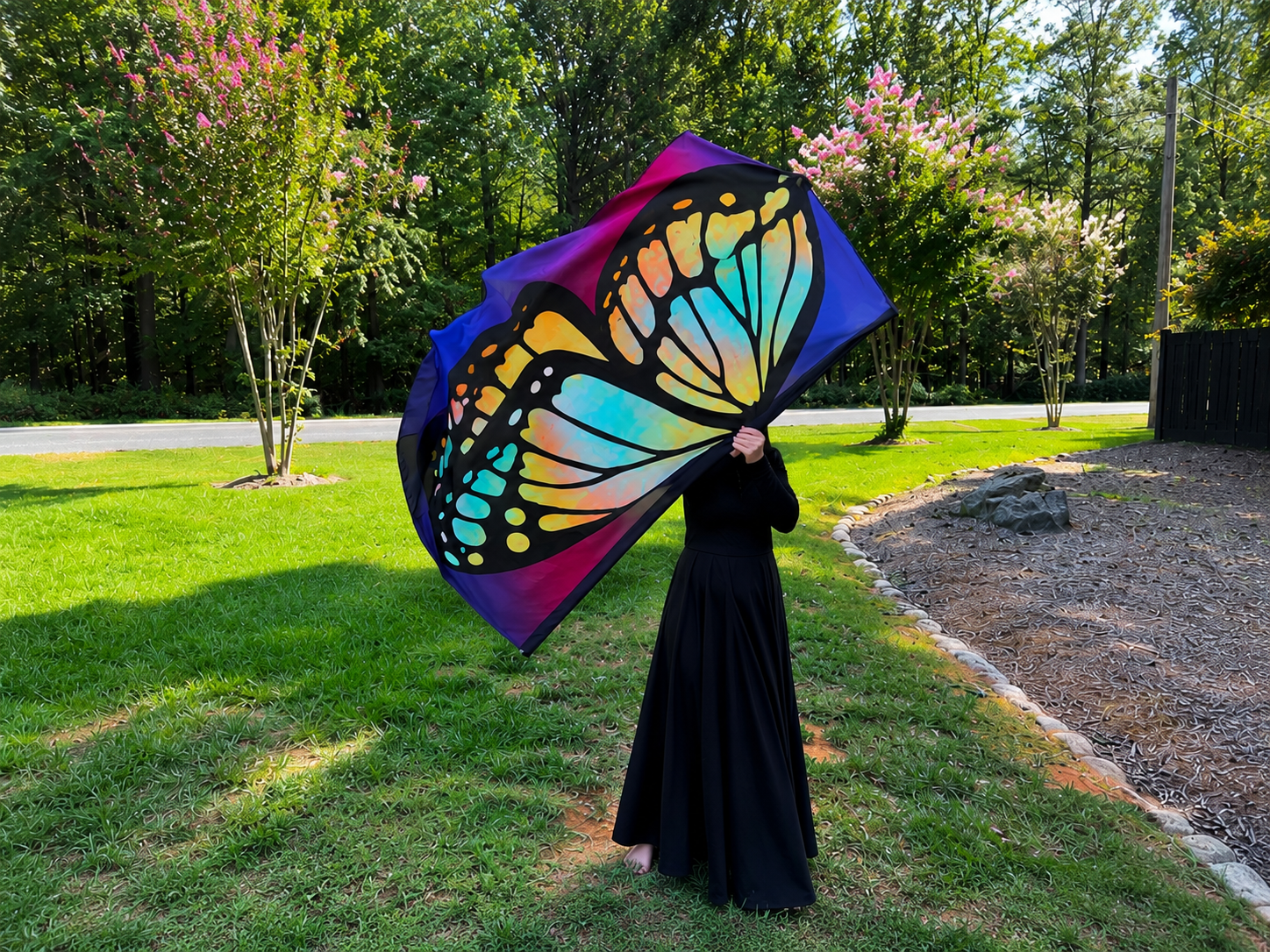 Transformation | New Creation Butterfly Silk Worship Flags