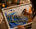 Fire & Water Worship Flag Pattern | Christian Worship Art | Silk Painting & Dyeing Pattern | Instant Digital Download