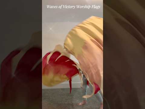 Alabaster Box Silk Worship Flags | Hand-Dyed Double Layer Worship Dance Flags